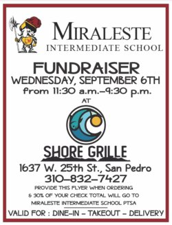 PTSA Restaurant Fundraiser